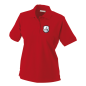 Preview: Damen Polo Shirt rot